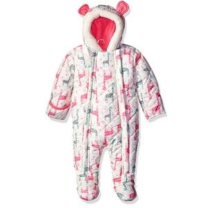 NWOT Wippette Baby Girls' Giraffe Snowsuit Pram